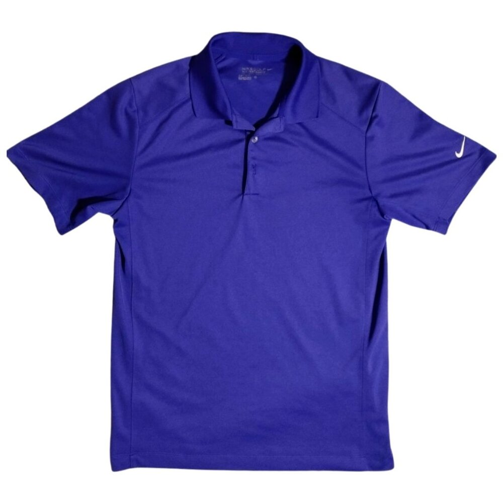 Nike Men Golf Polo Shirt Dri-Fit - Size M -  Purple